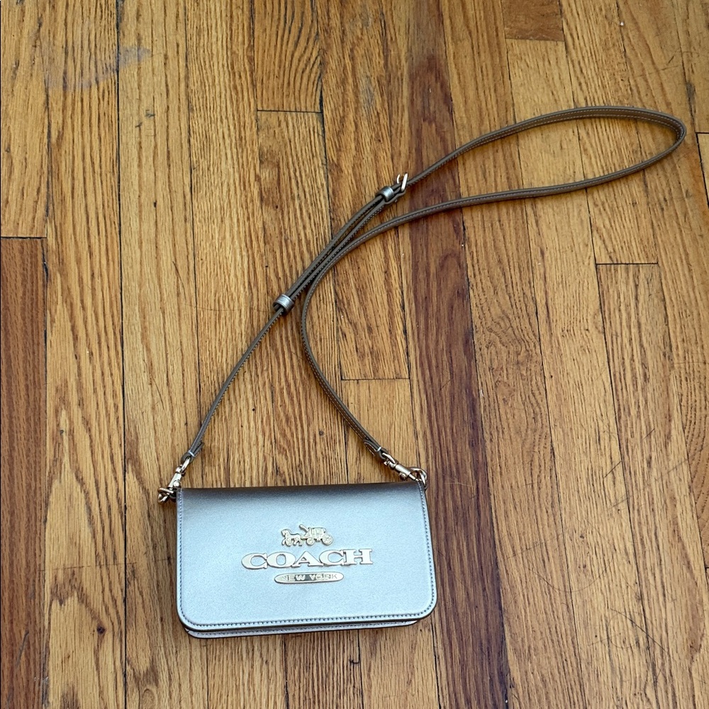 Coach Gold Crossbody Bag